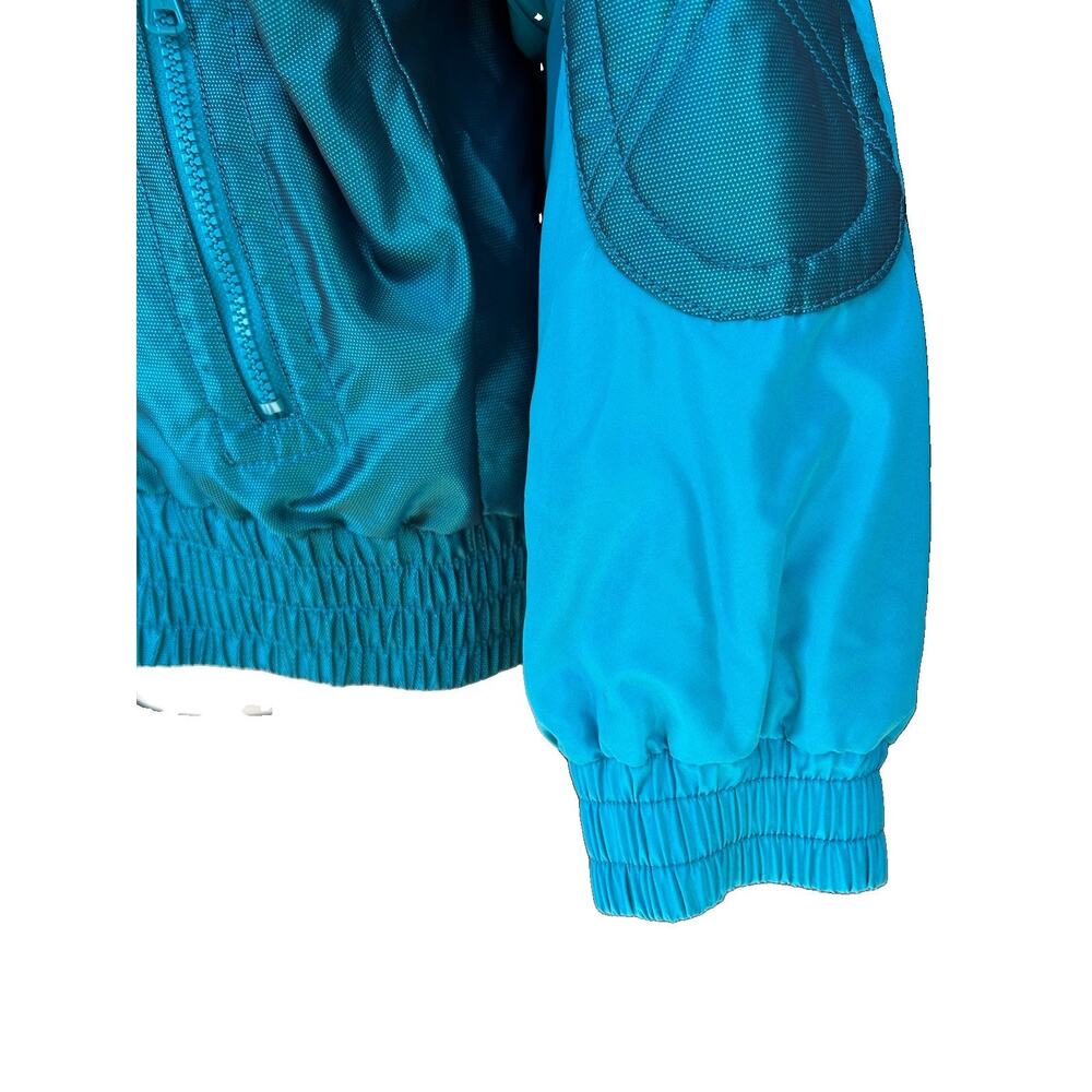 Kaelin Solar Power Ski Jacket Women Sz 10 Metallic Blue Pink Retro Apres Vtg 80s - Picture 10 of 16